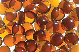 Amber Glass Beads GP43A - F1097